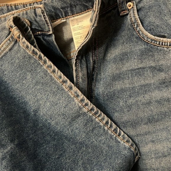 Divided blue jeans distress oversize wide leg grunge y2k retro - Picture 7 of 9